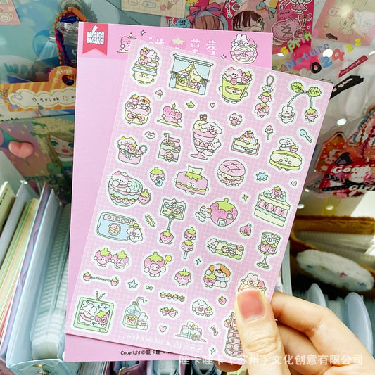 Wakawaka Kawaii Shopping Lists Stickers