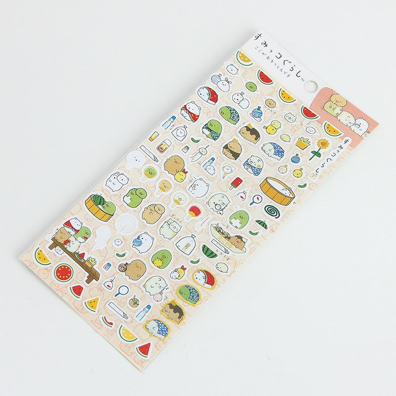 Japanese Sumikko Gurashi Gold Foil Stickers