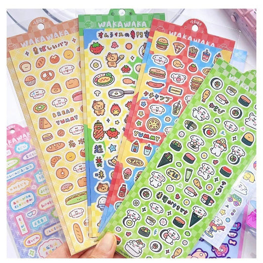 Wakawaka Food Stickers – Journal, Decoration