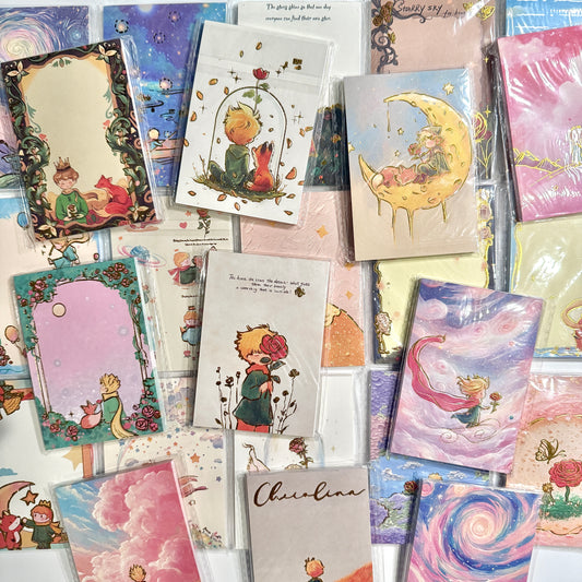 Gold Foil Little Prince Memo Pad - 40 sheets, 1 unit
