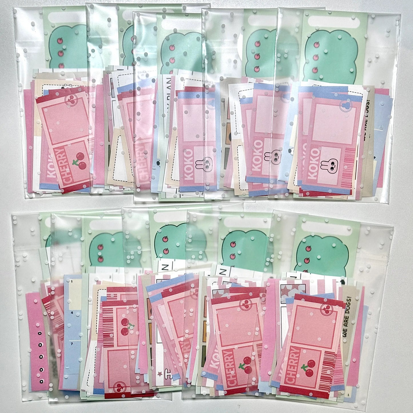 Memo Sheets - Sample Pack