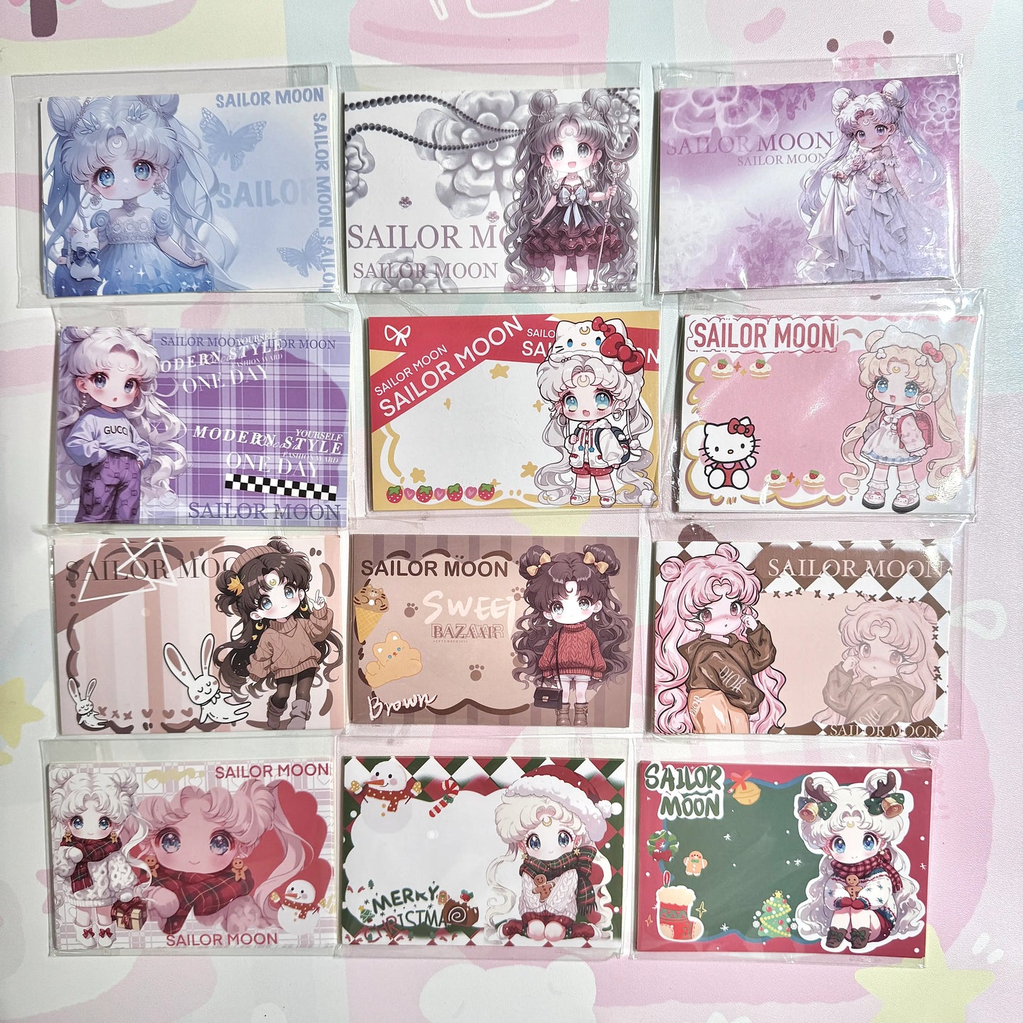 Sailor Moon Memo Stickers - Sample Pack