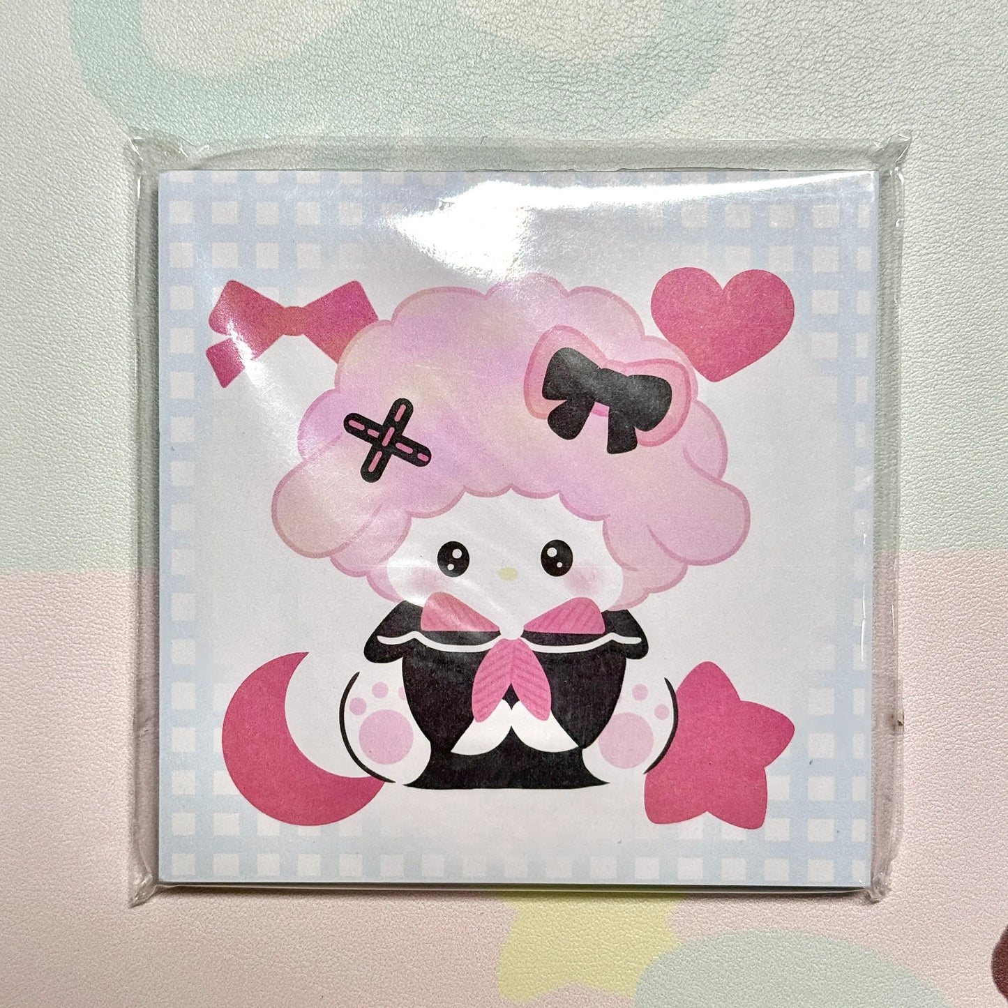 Sanrio Hello Kitty & Melody Memo Pad - 3.5 x 3.5 in, 50 sheets, 1 unit