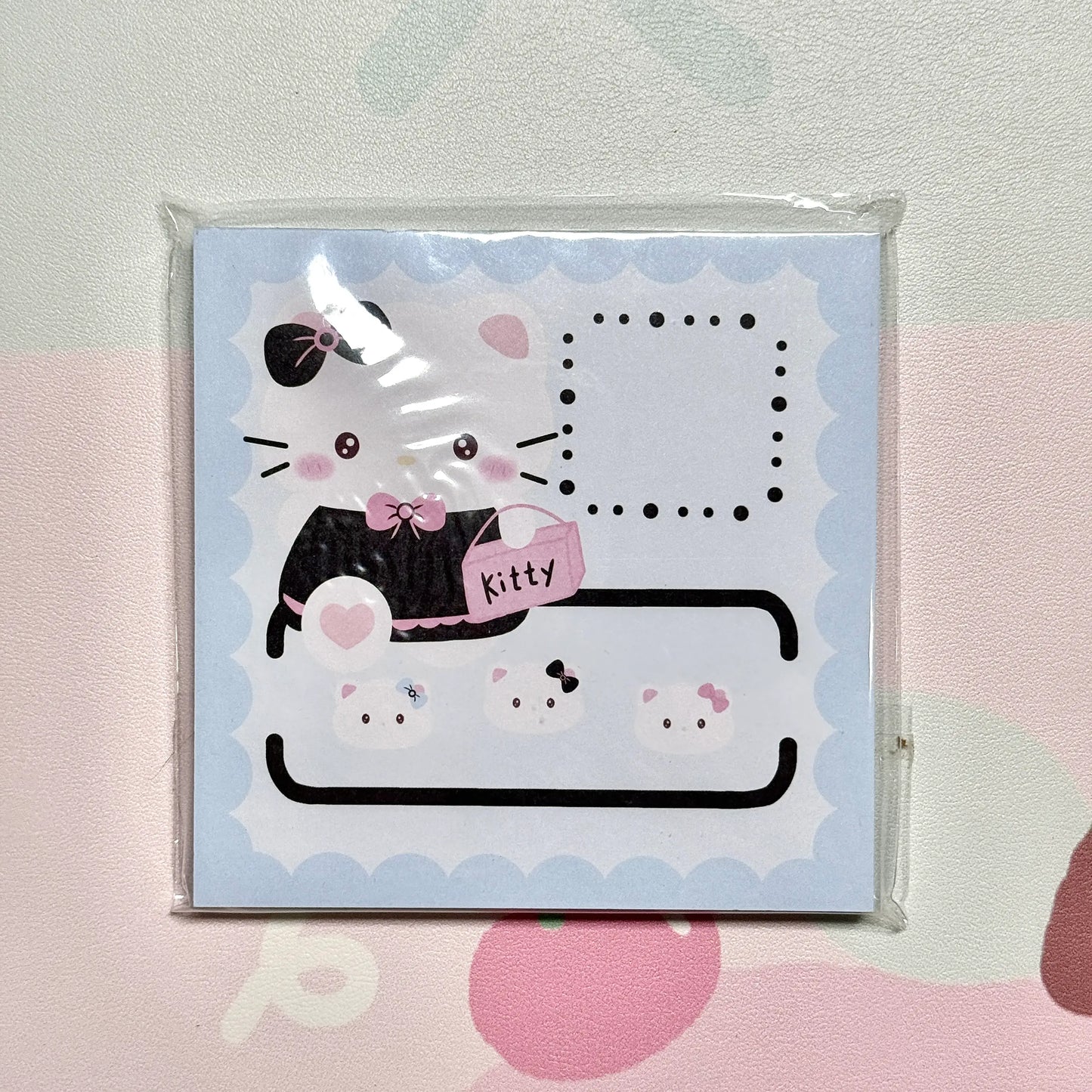 Sanrio Hello Kitty & Melody Memo Pad - 3.5 x 3.5 in, 50 sheets, 1 unit
