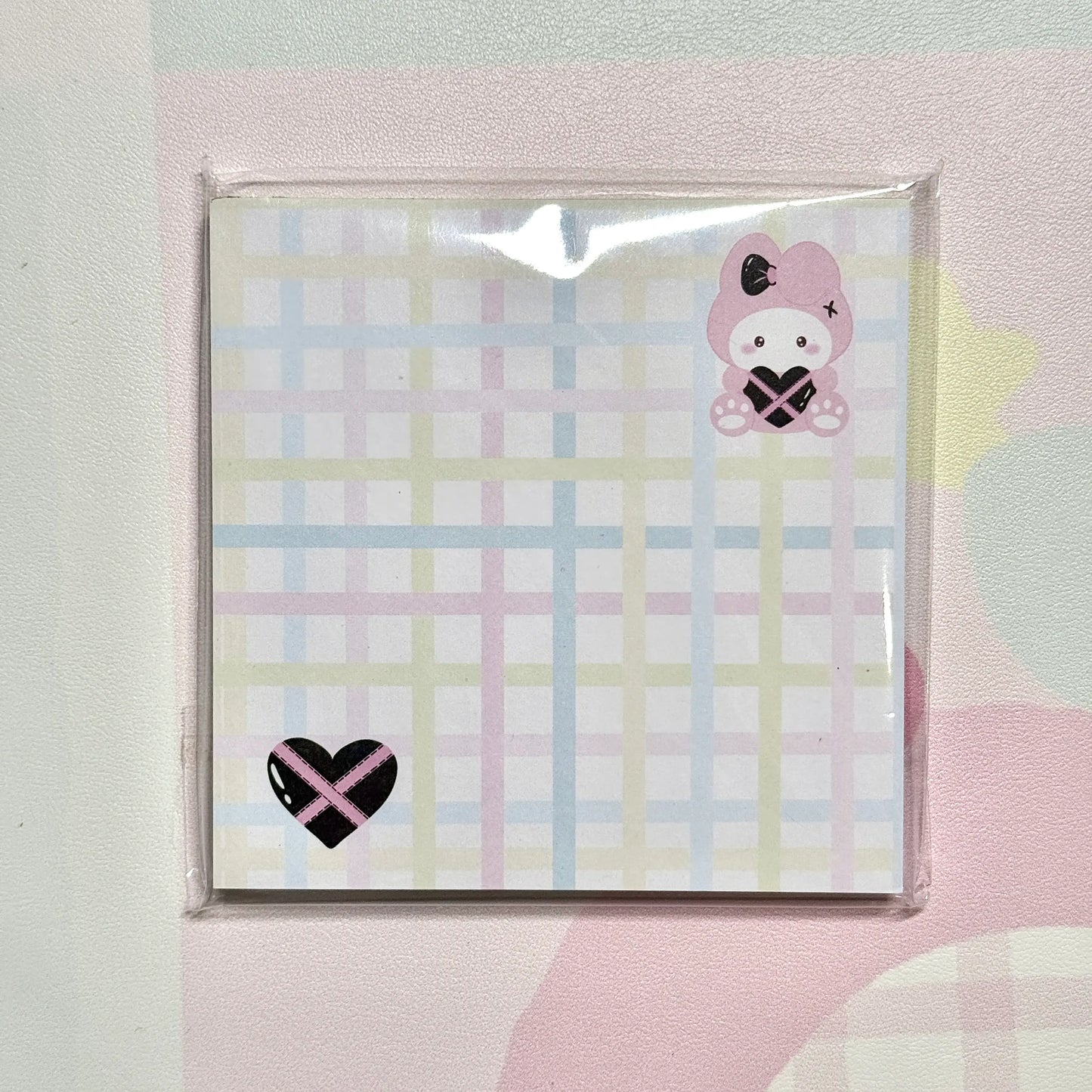 Sanrio Hello Kitty & Melody Memo Pad - 3.5 x 3.5 in, 50 sheets, 1 unit