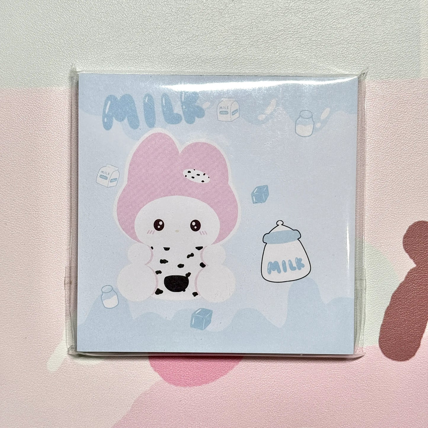 Sanrio Hello Kitty & Melody Memo Pad - 3.5 x 3.5 in, 50 sheets, 1 unit