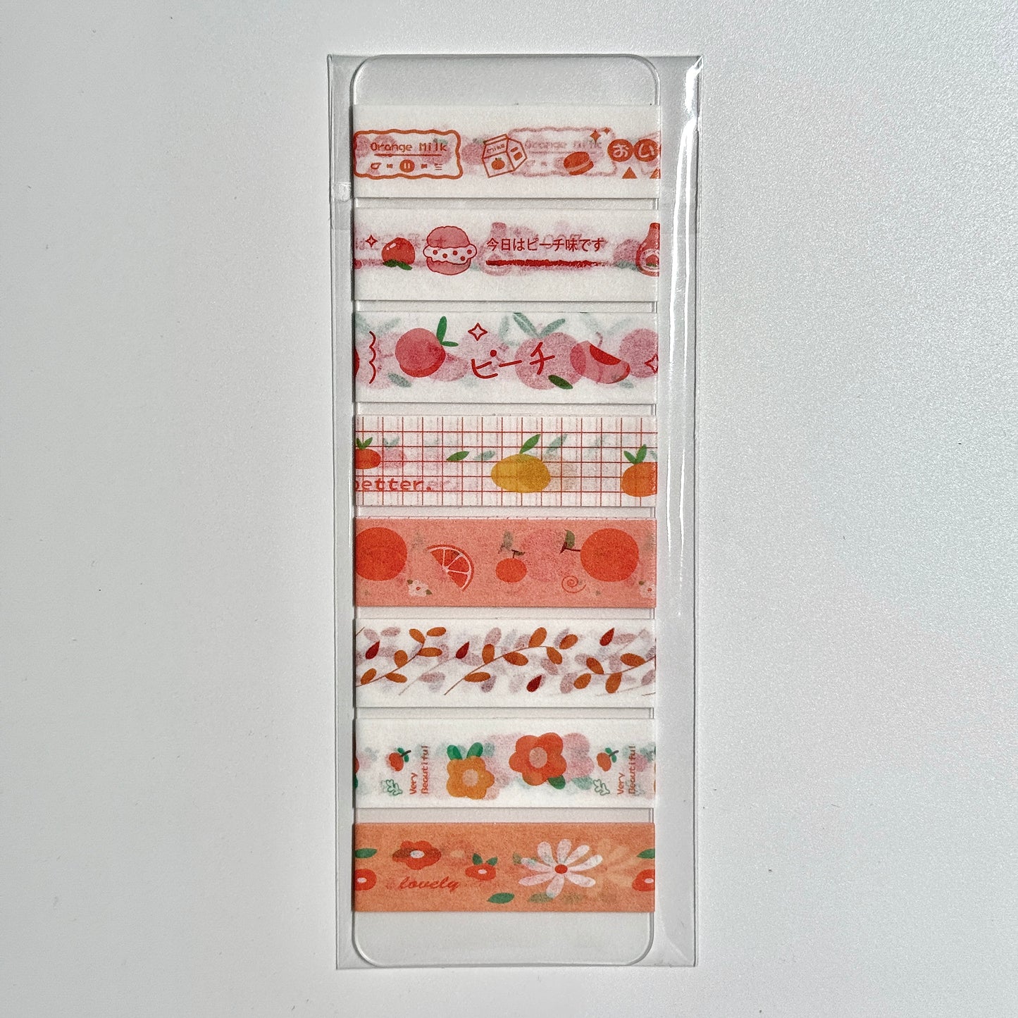 Kawaii Washi Tape Sample Card - 19 in (50 cm)/style