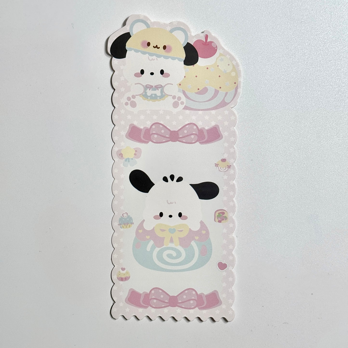 Cute Stationery Sanrio Bookmarks - Matte Cardstock Double-Sided
Printing, 1 Unit