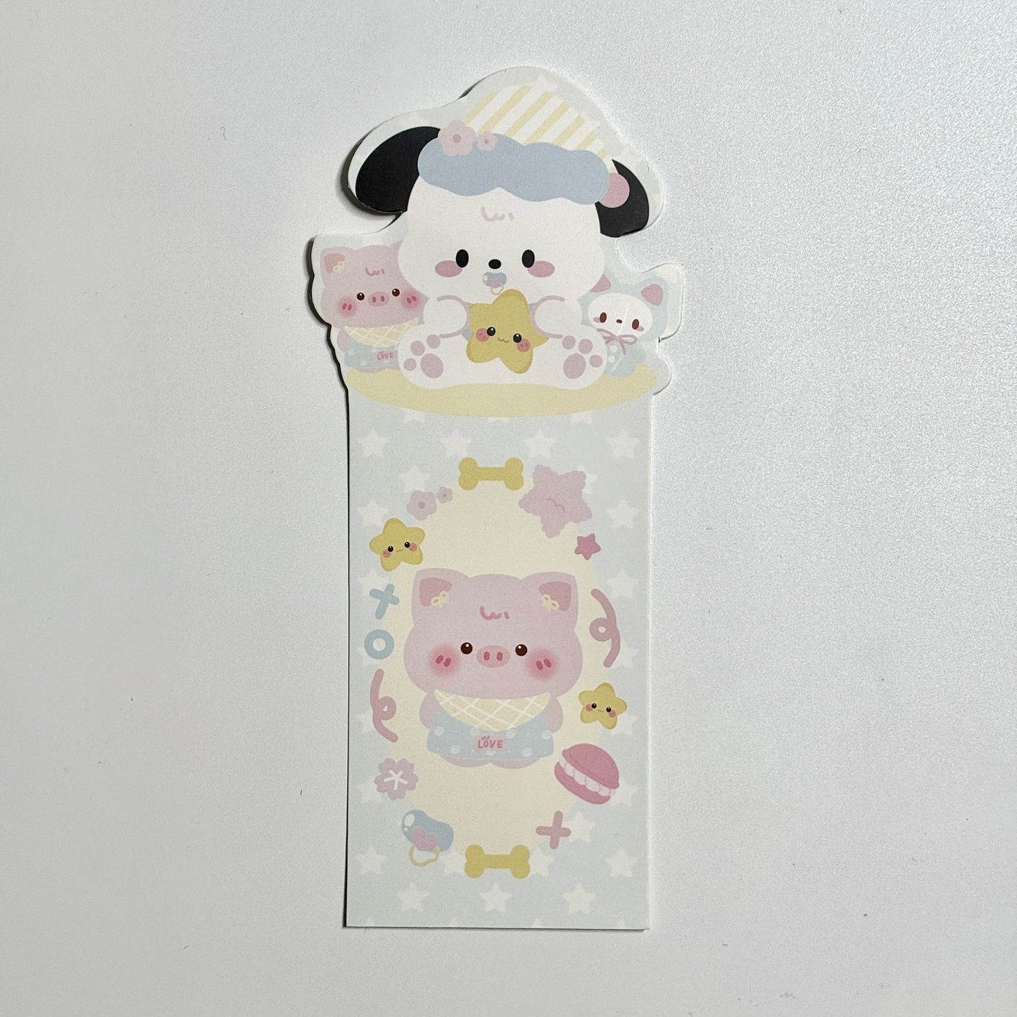 Cute Stationery Sanrio Bookmarks - Matte Cardstock Double-Sided
Printing, 1 Unit