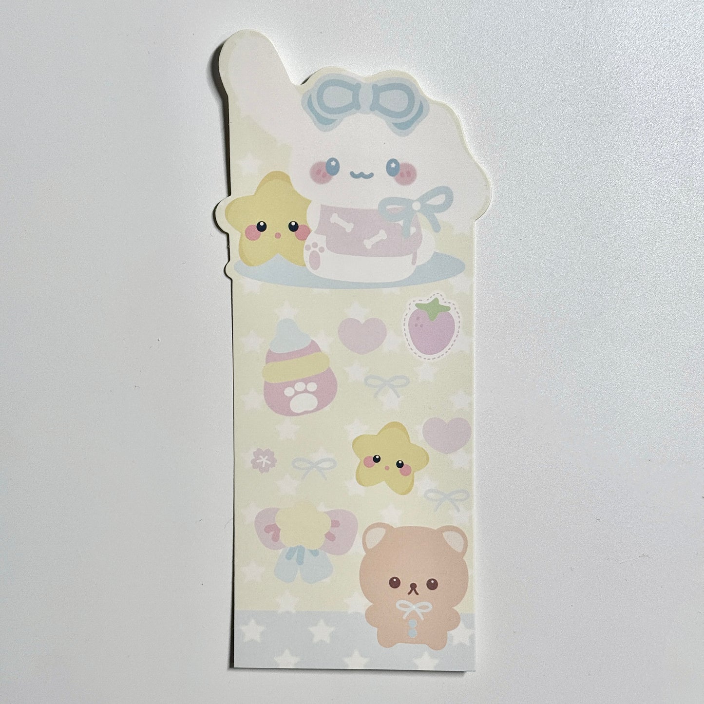Cute Stationery Sanrio Bookmarks - Matte Cardstock Double-Sided
Printing, 1 Unit