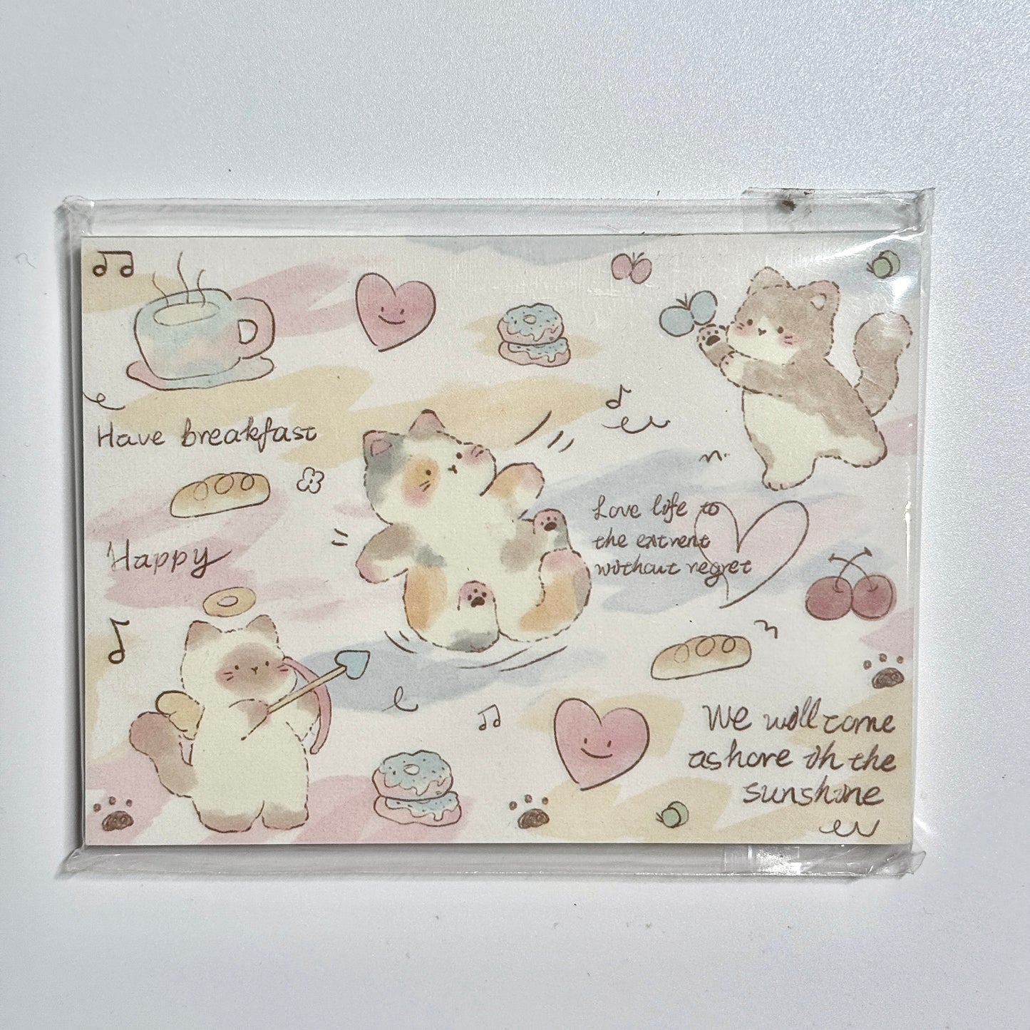 Kawaii Stationery Sugar Tales Memo Pad - 3.15 in x 4.3 in, 50 sheets, 1 unit