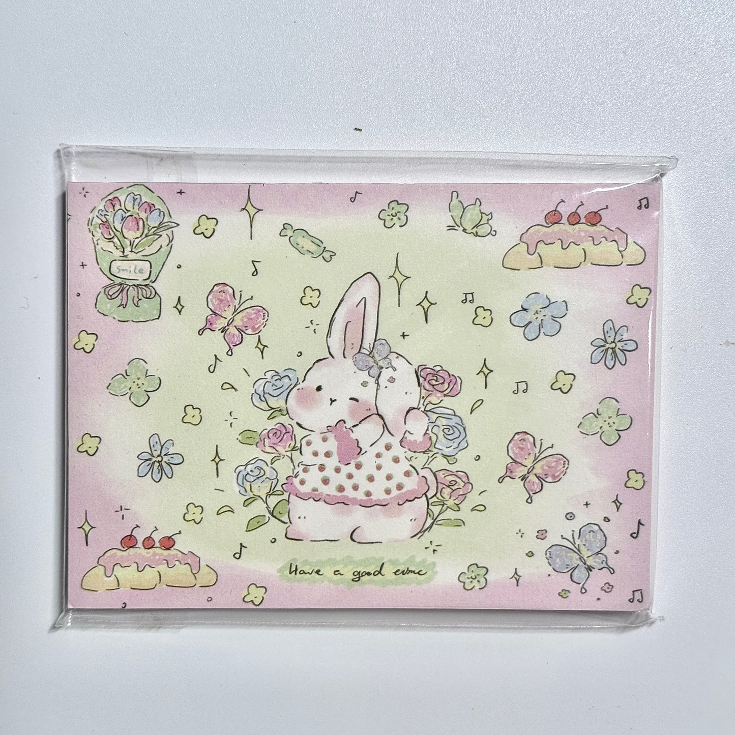 Kawaii Stationery Sugar Tales Memo Pad - 3.15 in x 4.3 in, 50 sheets, 1 unit