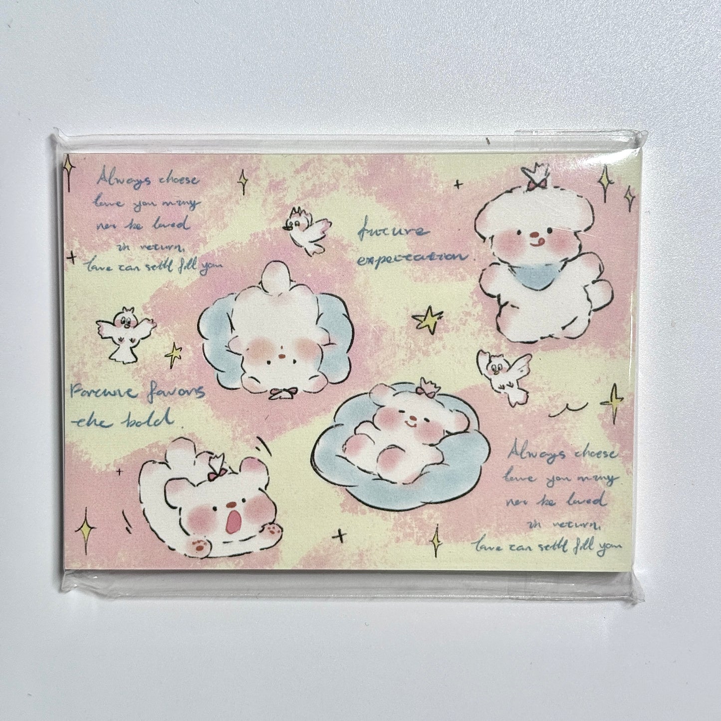 Kawaii Stationery Sugar Tales Memo Pad - 3.15 in x 4.3 in, 50 sheets, 1 unit