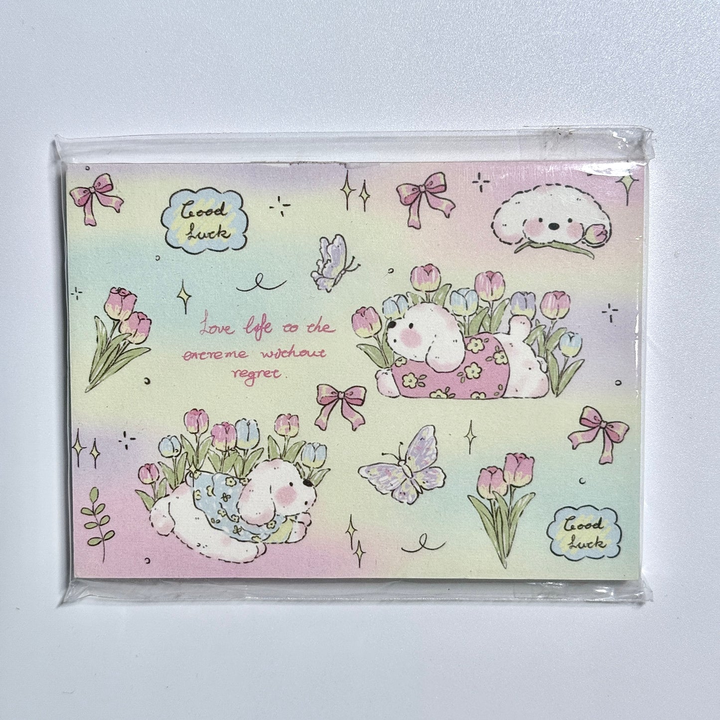 Kawaii Stationery Sugar Tales Memo Pad - 3.15 in x 4.3 in, 50 sheets, 1 unit