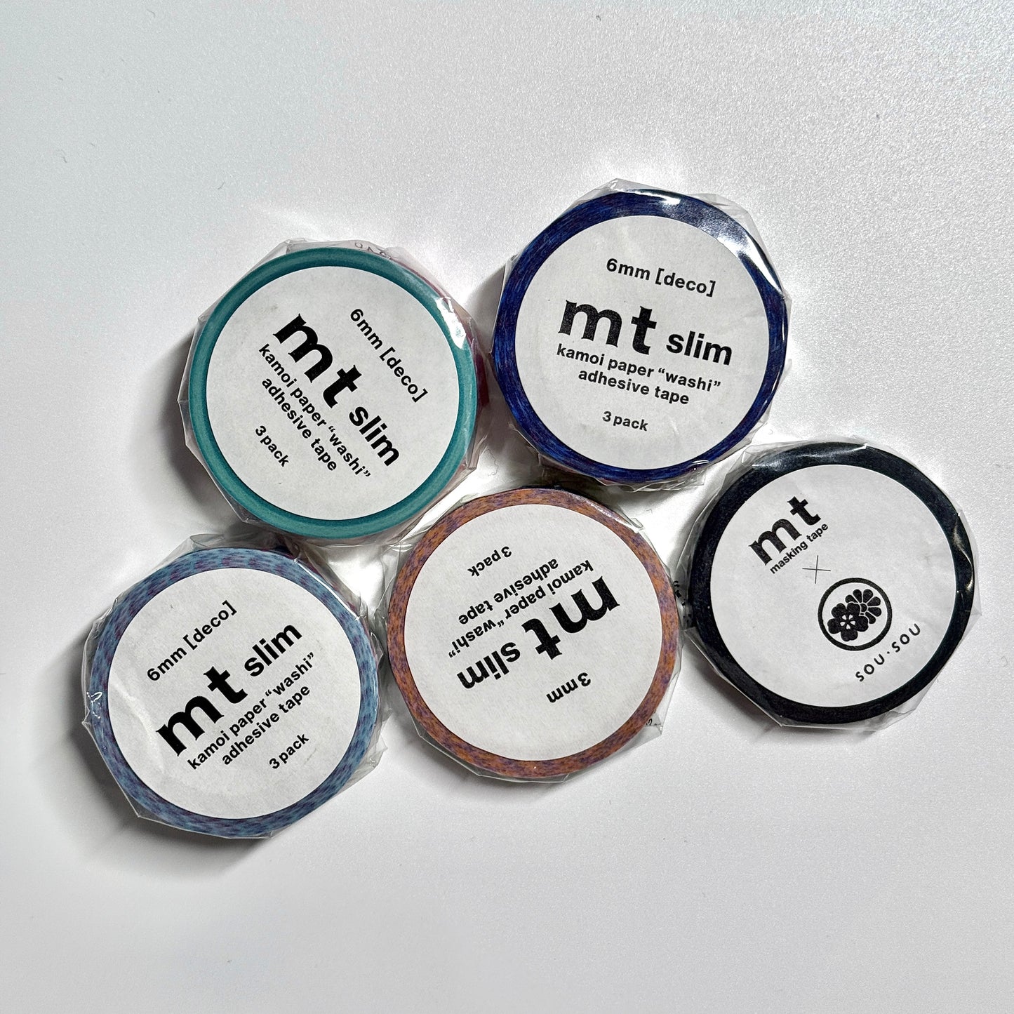 Japanese MT slim Washi Tape Sample - scrabook supplies, planner accessories, journaling supplies, planner accessories, journaling supplies