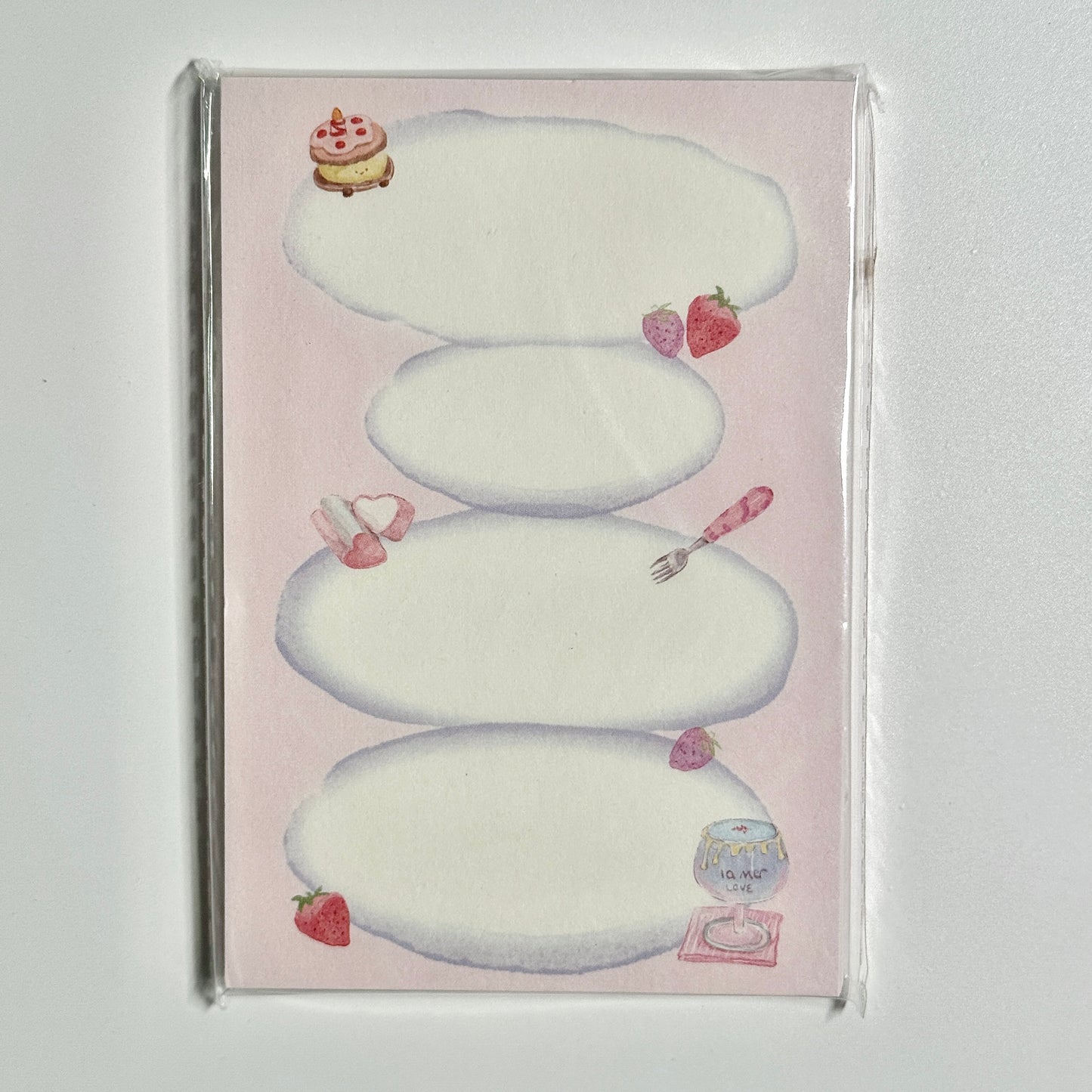 Afternoon Tea Time Memo Pad - 50 sheets, 1 unit