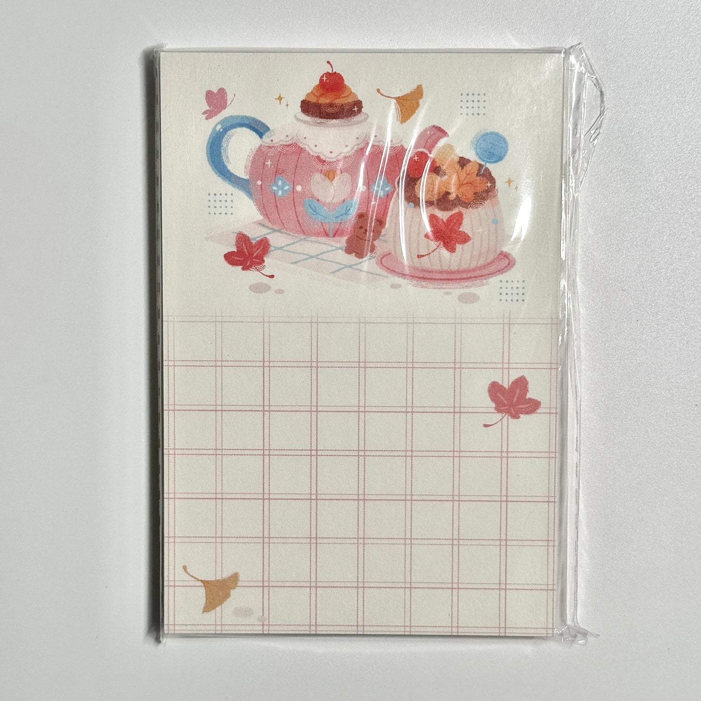 Afternoon Tea Time Memo Pad - 50 sheets, 1 unit