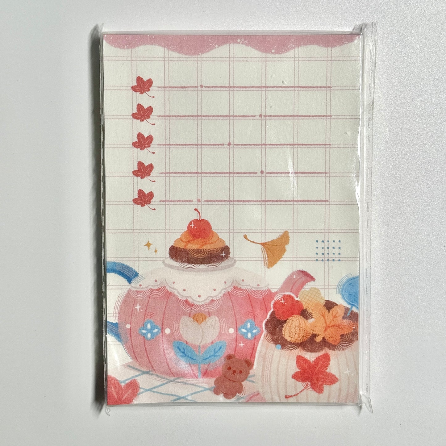 Afternoon Tea Time Memo Pad - 50 sheets, 1 unit