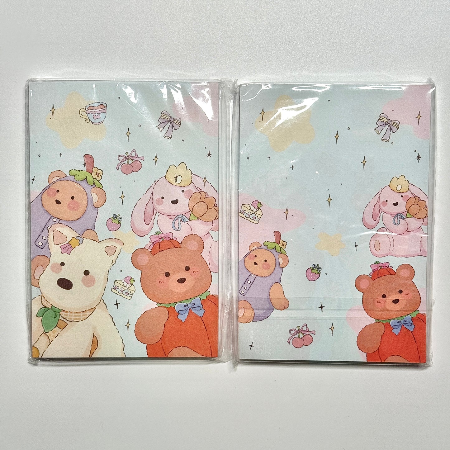 Honey Bear Cookies Double Sided Memo Pad - 50 sheets, 1 unit