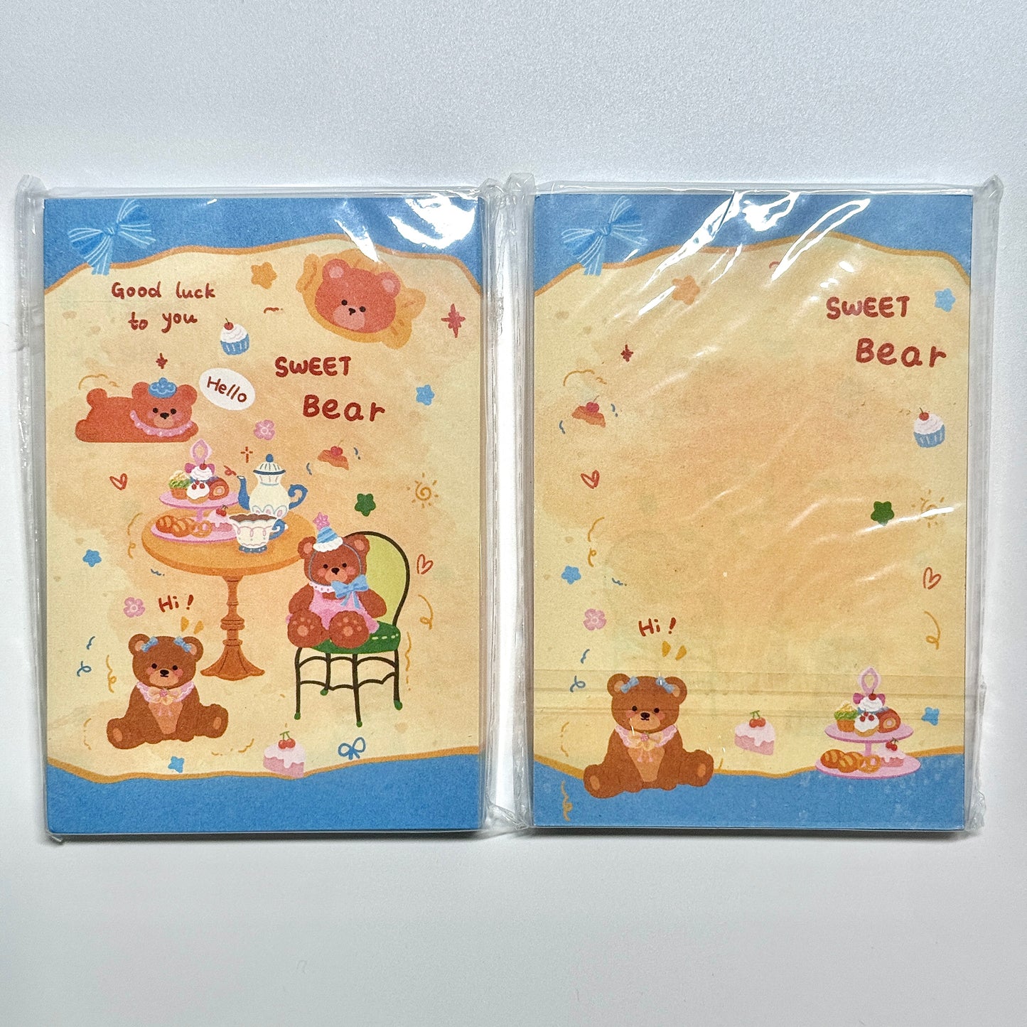 Honey Bear Cookies Double Sided Memo Pad - 50 sheets, 1 unit