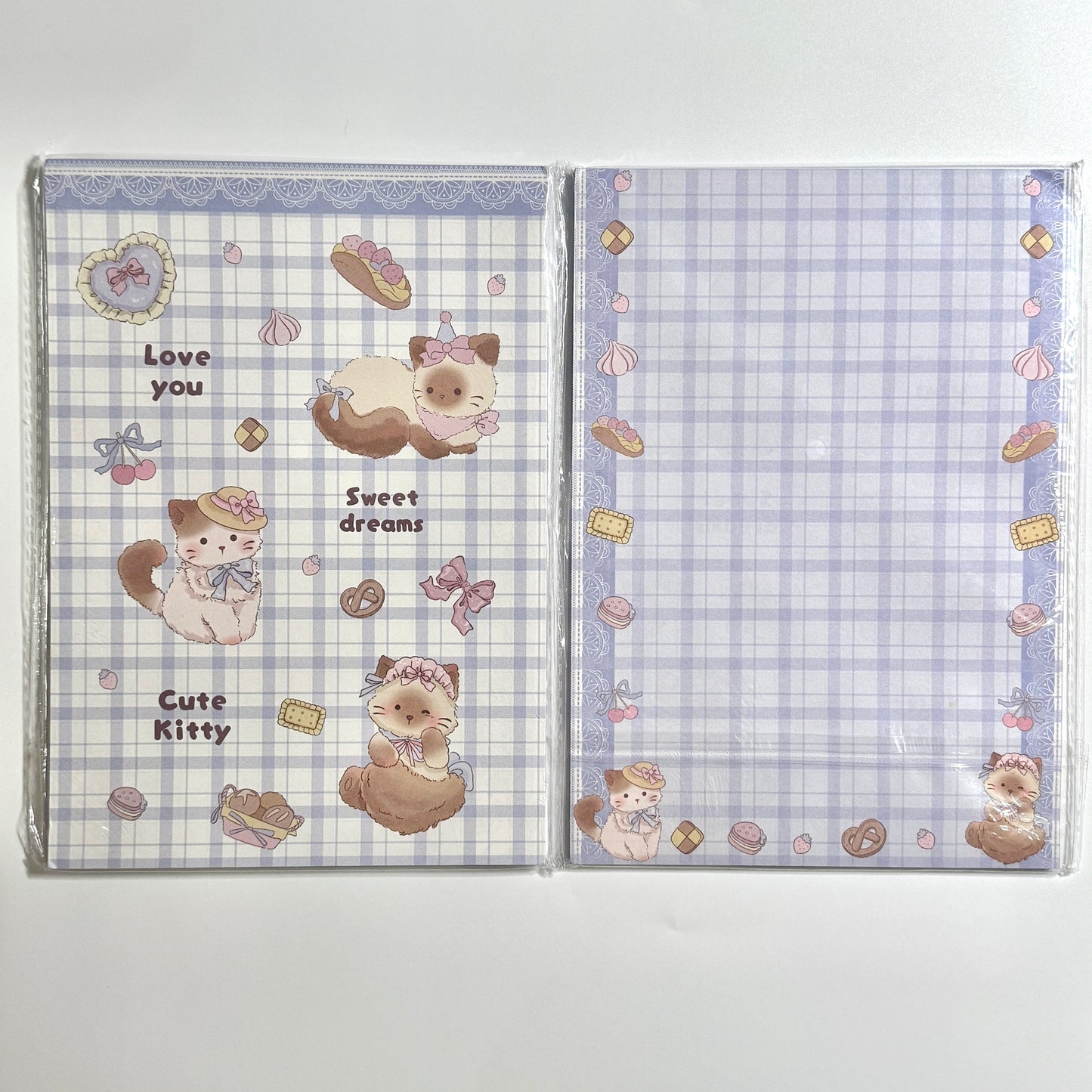 A5 Cute Cartoon Double Sided Notepad - 5.83 x 8.27 in, 30 sheets, 1 unit, Calendars, Weekly Planner