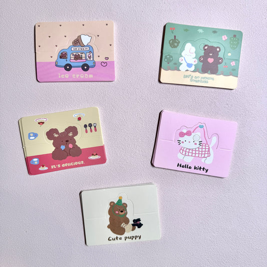 Die Cut Head Cards - 3.15 in